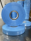 Blue PVC Brush Wire Packaging Film Roll 65mm Diameter