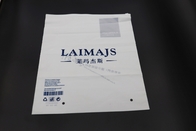 PVC Zip Clear Poly Bags With Logo And Matte White Packaging Clothes