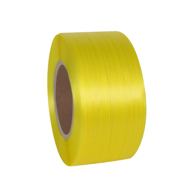 Yellow Polypropylene Plastic Strapping 5mm Width Packing Strip 1.2mm Thickness