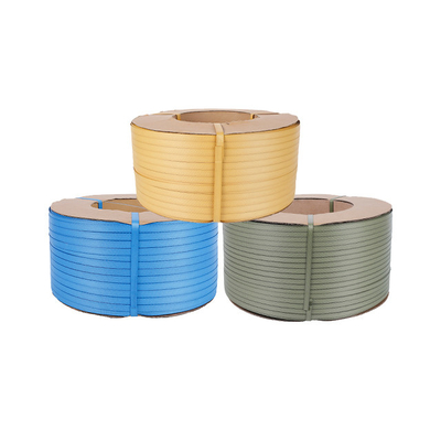 Yellow Polypropylene Plastic Strapping 5mm Width Packing Strip 1.2mm Thickness