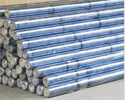 Light Blue PVC Film Roll 0.06mm Transparent 42PHR Non Sticky For Packaging