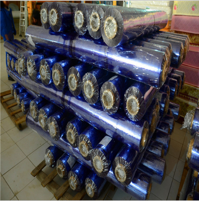 Recyclable Vinyl PVC Film Roll Clear Plastic Packaging 20mic 30kg
