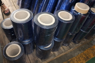 50cm Width Blue Stretch PVC Wrap Film 0.025mm Thickness 1.7KG For Mattress