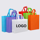 Customized Reusable Tote Shopping Bag Recycled Nonwoven Eco Friendly Grocery Bags