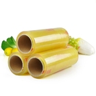 OEM PVC Clear Plastic Cling Wrap / Stretch Film Jumbo Roll For Packing Food