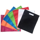 D W U Cut PP Non Woven Bag Reusable Customized For Shopping Packing