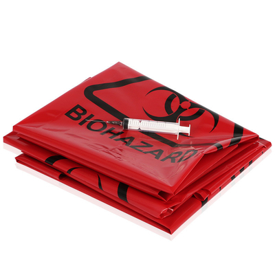 Hospital Autoclavable Biohazard Bag Disposable Medical Waste Plastic Bags