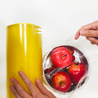 Anti Moisture Food Plastic Wrap Roll 10mic - 15mic thick PVC Packaging Film