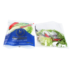 Transparent Bopp Packaging Pouches Salad Fruits Anti Fog Plastic Bags