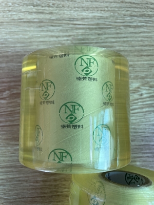 11.2mic-14mic Hand PVC Cling Film Moisture Proof 70mm Out Diameter