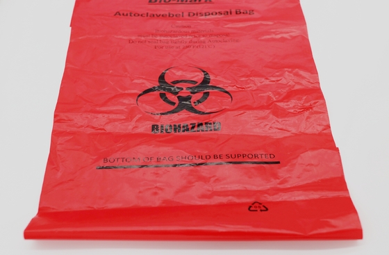 Medical Incinerator Autoclave Biohazard Bags High Temperature Resistant