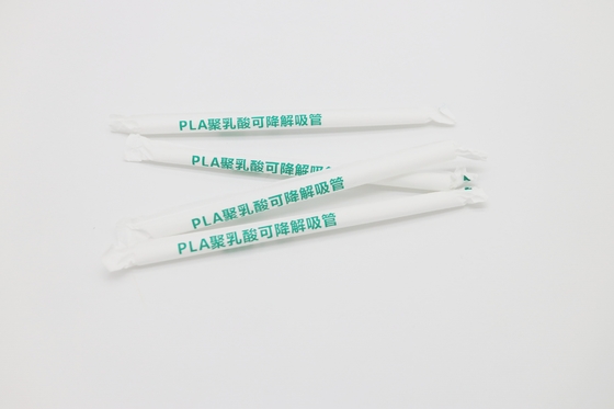 Disposable Biodegradable Paper Cocktail Straws Drinking Eco Bamboo Fiber