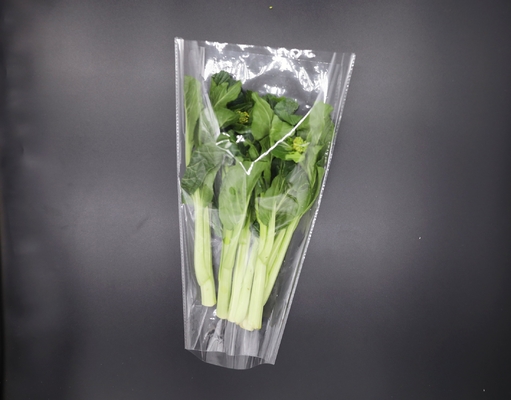 Custom Printing Antifog BOPP Plastic Lettuce Bag Fresh Fruit Vegetable Packaging