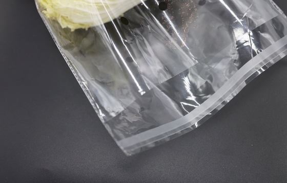 Self Adhesive PE CPP OPP Packaging Bag For Grape Lettuce Vegetable