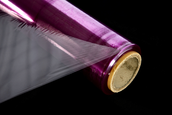 Multiple Extrusion PVC Wrapping Film Roll 0.02-0.20mm Thickness