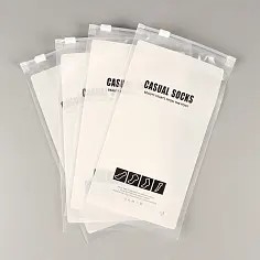 Moisture Proof Frosted Pvc Eva Zip Lock Bag For Clothing Printed Logo Plastic Zipper Packaging