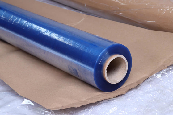 Light Blue PVC Transparent Sheet Non toxic Mattress Plastic PVC film