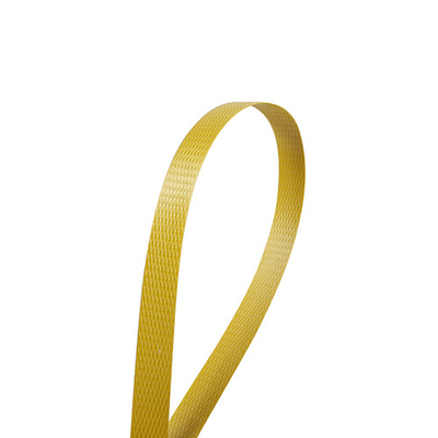 Yellow Polypropylene Plastic Strapping 5mm Width Packing Strip 1.2mm Thickness