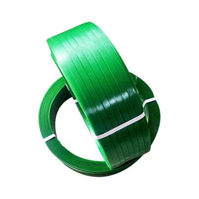 Embossed PP Strap Roll High Tension Green Plastic Strapping Band 12.7mm Width 20kg