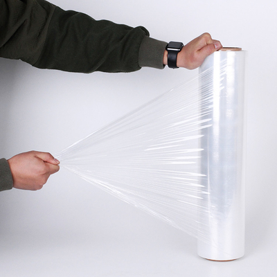 Clear Plastic Pallet Stretch Film Wrap Flexible 52MPa Customized Color