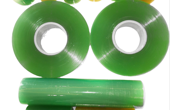 Plastic 35mm PVC Wrapping Film 180mm OD Self Adhesive Transparent Film