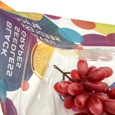 Supermarket Opp Plastic Packaging Fresh Fruit Vegetable Bags with Adhesive
