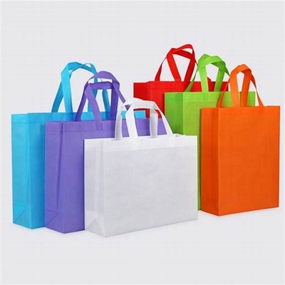 Customized Logo Non Woven Bag Reusable Shopping Recycled Plastic Tote Bags