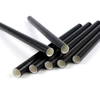 Bubble Tea Biodegradable Drinking Straw Boba Disposable 12mm Paper Straws