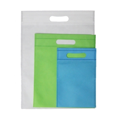 D Cut Non Woven Bag Multicolor Eco Friendly Packaging Bag SGS Certified
