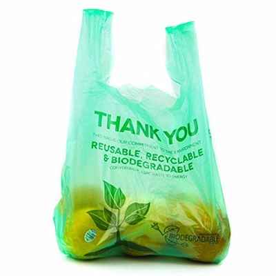 EPI Biodegradable Plastic Bags Cornstarch PE Shopping Bag Gravure Printing